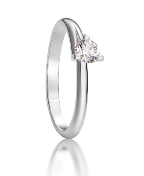 Obrázek Zásnubní prsten LOEE z bílého zlata s diamantem