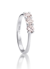 Obrázek Prsten LOEE Glare z bílého zlata s diamanty (48 mm)