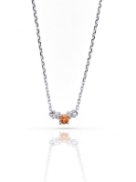 Zobrazit detail produktu - Náhrdelník LOEE Sparkle z bílého zlata s diamanty a multisafírem Obrázek Náhrdelník LOEE Sparkle z bílého zlata s diamanty a multisafírem