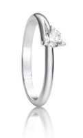 Zobrazit detail produktu - Zásnubní prsten LOEE z bílého zlata s diamantem (53 mm) Obrázek Zásnubní prsten LOEE z bílého zlata s diamantem (53 mm)