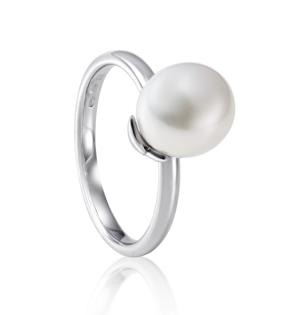 Obrázek Prsten LOEE Pearls z bílého zlata s perlou