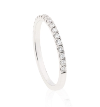 Obrázek Prsten LOEE Pure z bílého zlata s diamanty (48 mm)