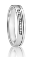Zobrazit detail produktu - Prsten LOEE z bílého zlata s diamanty (54 mm) Obrázek Prsten LOEE z bílého zlata s diamanty (54 mm)