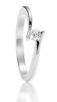 Zobrazit detail produktu - Zásnubní prsten LOEE z bílého zlata s diamantem (54 mm) Obrázek Zásnubní prsten LOEE z bílého zlata s diamantem (54 mm)