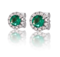 Zobrazit detail produktu - Náušnice LOEE Palette Diamonds z bílého zlata s diamanty a smaragdy Obrázek Náušnice LOEE Palette Diamonds z bílého zlata s diamanty a smaragdy