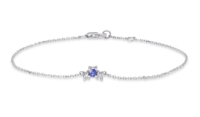 Zobrazit detail produktu - Náramek LOEE Sparkle z bílého zlata s diamanty a multisafírem Obrázek Náramek LOEE Sparkle z bílého zlata s diamanty a multisafírem