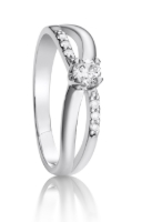 Zobrazit detail produktu - Zásnubní prsten LOEE z bílého zlata s diamanty (56 mm) Obrázek Zásnubní prsten LOEE z bílého zlata s diamanty (56 mm)