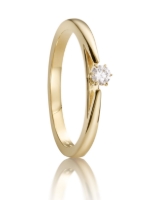 Zobrazit detail produktu - Zásnubní prsten LOEE ze žlutého zlata s diamantem (54 mm) Obrázek Zásnubní prsten LOEE ze žlutého zlata s diamantem (54 mm)