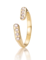Zobrazit detail produktu - Prsten LOEE AVA ze žlutého zlata s diamanty (52 mm) Obrázek Prsten LOEE AVA ze žlutého zlata s diamanty (52 mm)
