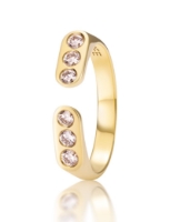 Zobrazit detail produktu - Prsten LOEE AVA ze žlutého zlata s diamanty (52 mm) Obrázek Prsten LOEE AVA ze žlutého zlata s diamanty (52 mm)