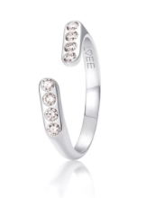 Obrázek Prsten LOEE AVA z bílého zlata s diamanty (48 mm)