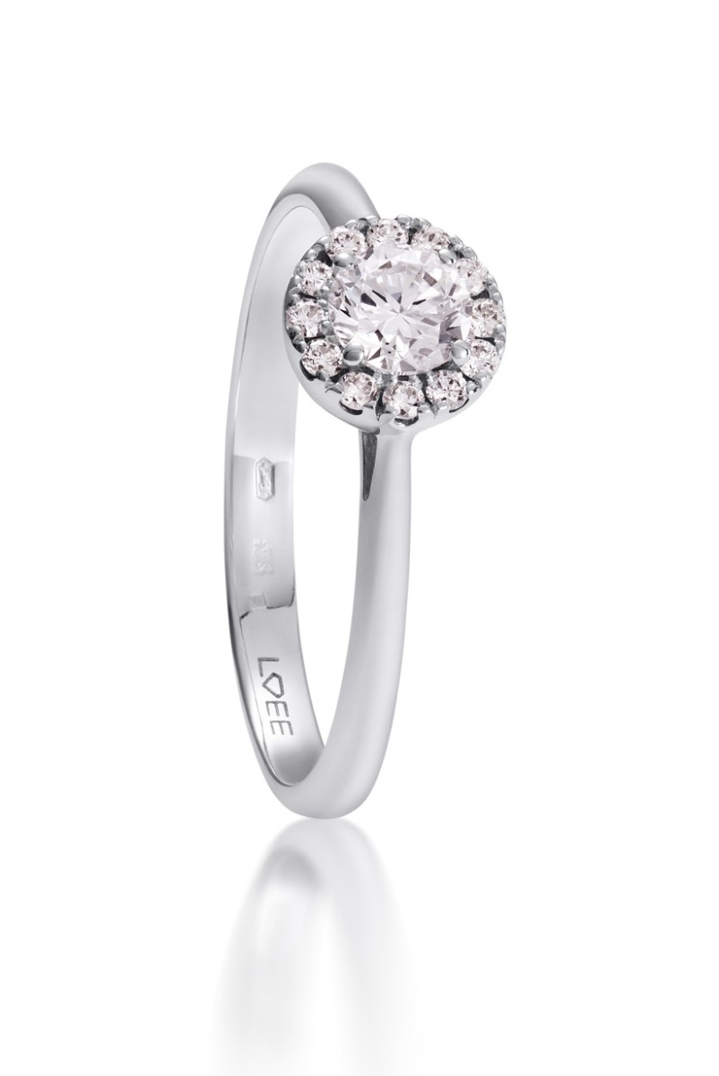Obrázek Prsten LOEE Palette Diamonds z bílého zlata s diamanty