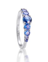 Zobrazit detail produktu - Prsten LOEE Glare z bílého zlata s multisafíry (54 mm) Obrázek Prsten LOEE Glare z bílého zlata s multisafíry (54 mm)