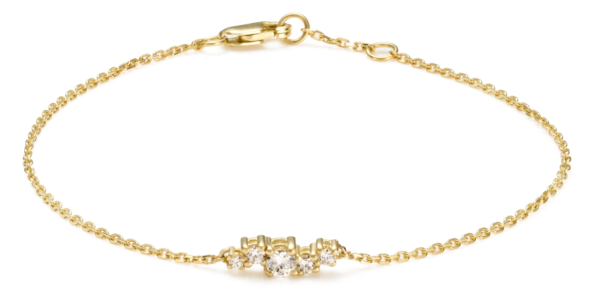 Obrázek Náramek LOEE Sparkle ze žlutého zlata s diamanty