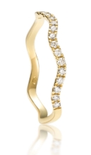 Obrázek Prsten LOEE Essence ze žlutého zlata s diamanty (48 mm)