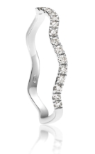 Obrázek Prsten LOEE Essence z bílého zlata s diamanty (48 mm)